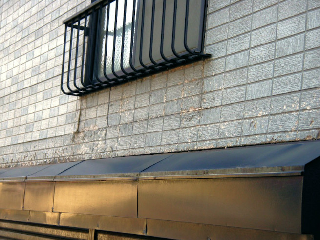 外壁表面が劣化